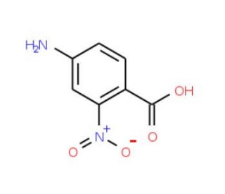 4-Amino-2-nitro-benzoic acid (CAS 610-36-6) - chemical structure image