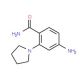 4-Amino-2-pyrrolidin-1-yl-benzamide (CAS 878620-22-5) - chemical structure image