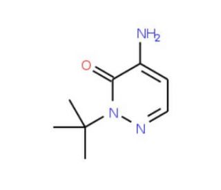 4-Amino-2-(tert-butyl)-3(2H)-pyridazinone (CAS 330196-02-6) - chemical structure image