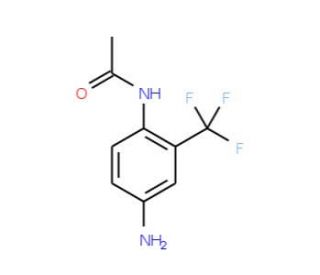 4-Amino-2-(trifluoromethyl)acetanilide (CAS 134514-34-4) - chemical structure image