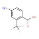 4-Amino-2-(trifluoromethyl)benzoic acid (CAS 393-06-6) - chemical structure image