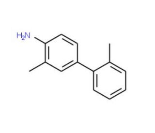 4-Amino-3,2&prime;-dimethylbiphenyl (CAS 13394-86-0) - chemical structure image