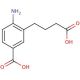 4-amino-3-(3-carboxypropyl)benzoic acid - chemical structure image