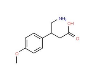 4-Amino-3-(4-methoxy-phenyl)-butyric acid - chemical structure image
