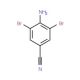 4-Amino-3,5-dibromobenzonitrile (CAS 58633-04-8) - chemical structure image
