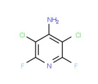 4-Amino-3,5-dichloro-2,6-difluoropyridine (CAS 2840-00-8) - chemical structure image