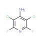 4-Amino-3,5-dichloro-2,6-difluoropyridine (CAS 2840-00-8) - chemical structure image