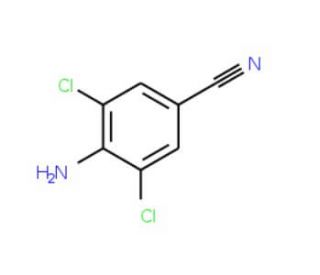 4-Amino-3,5-dichlorobenzonitrile (CAS 78473-00-4) - chemical structure image