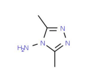 4-Amino-3,5-dimethyl-1,2,4-triazole (CAS 3530-15-2) - chemical structure image