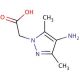 (4-Amino-3,5-dimethyl-pyrazol-1-yl)-acetic acid - chemical structure image