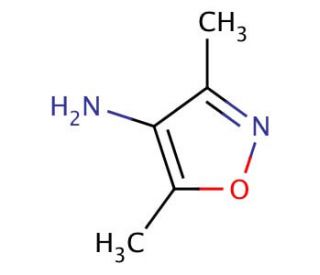 4-Amino-3,5-dimethylisoxazole (CAS 31329-64-3) - chemical structure image