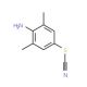 4-amino-3,5-dimethylphenyl thiocyanate (CAS 14031-02-8) - chemical structure image