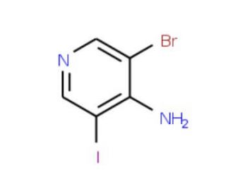 4-Amino-3-bromo-5-iodopyridine (CAS 902837-39-2) - chemical structure image