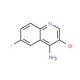 4-Amino-3-bromo-6-fluoroquinoline (CAS 1065088-21-2) - chemical structure image