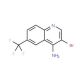 4-Amino-3-bromo-6-trifluoromethylquinoline (CAS 1065088-40-5) - chemical structure image