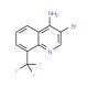 4-Amino-3-bromo-8-trifluoromethylquinoline (CAS 1065088-48-3) - chemical structure image