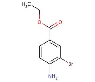 4-Amino-3-bromo-benzoic acid ethyl ester (CAS 7149-03-3) - chemical structure image