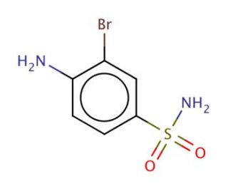 4-amino-3-bromobenzenesulfonamide - chemical structure image