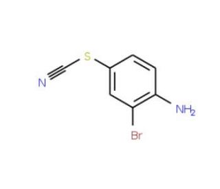 4-amino-3-bromophenyl thiocyanate (CAS 7493-98-3) - chemical structure image