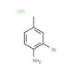 4-Amino-3-bromotoluene hydrochloride (CAS 13194-71-3) - chemical structure image