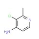 4-Amino-3-chloro-2-methylpyridine (CAS 97944-40-6) - chemical structure image