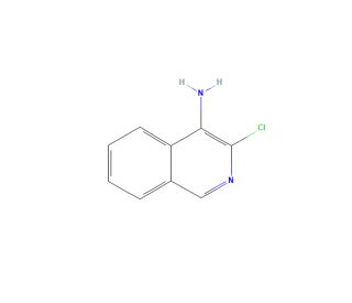 4-Amino-3-chloroisoquinoline (CAS 342899-38-1) - chemical structure image