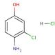 4-Amino-3-chlorophenol hydrochloride (CAS 52671-64-4) - chemical structure image