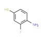 4-Amino-3-fluorobenzenethiol (CAS 15178-48-0) - chemical structure image