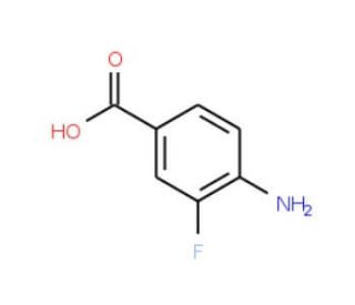 4-Amino-3-fluorobenzoic Acid (CAS 455-87-8) - chemical structure image