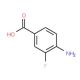 4-Amino-3-fluorobenzoic Acid (CAS 455-87-8) - chemical structure image