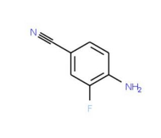 4-Amino-3-fluorobenzonitrile (CAS 63069-50-1) - chemical structure image