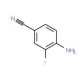 4-Amino-3-fluorobenzonitrile (CAS 63069-50-1) - chemical structure image