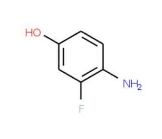 4-Amino-3-fluorophenol (CAS 399-95-1) - chemical structure image
