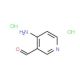 4-Amino-3-formylpyridine 2HCl (CAS 927891-97-2) - chemical structure image