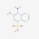 4-Amino-3-hydroxy-1-naphthalenesulfonic acid (CAS 116-63-2) - chemical structure image
