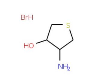 4-Amino-3-hydroxytetrahydrothiophenehydrobromide - chemical structure image