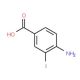 4-Amino-3-iodobenzoic acid (CAS 2122-63-6) - chemical structure image