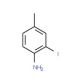 4-Amino-3-iodotoluene (CAS 29289-13-2) - chemical structure image