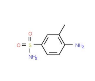 4-Amino-3-methylbenzenesulfonamide (CAS 53297-70-4) - chemical structure image