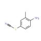 4-amino-3-methylphenyl thiocyanate (CAS 33192-10-8) - chemical structure image