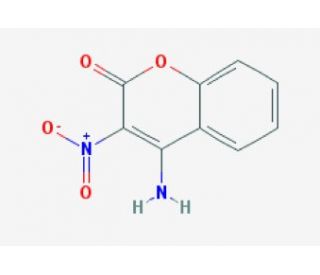 4-amino-3-nitro-2H-chromen-2-one (CAS 38464-21-0) - chemical structure image