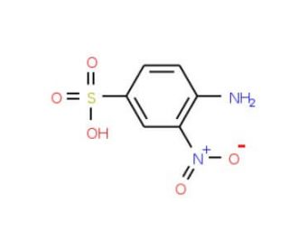 4-Amino-3-nitrobenzene-1-sulphonic acid (CAS 616-84-2) - chemical structure image
