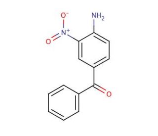 4-Amino-3-nitrobenzophenone (CAS 31431-19-3) - chemical structure image