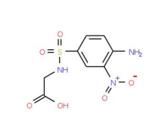 {[(4-amino-3-nitrophenyl)sulfonyl]amino}acetic acid - chemical structure image