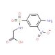 {[(4-amino-3-nitrophenyl)sulfonyl]amino}acetic acid - chemical structure image