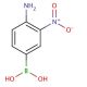 4-Amino-3-nitrophenylboronic acid (CAS 89466-07-9) - chemical structure image
