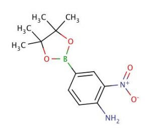 4-Amino-3-nitrophenylboronic acid pinacol ester (CAS 833486-94-5) - chemical structure image