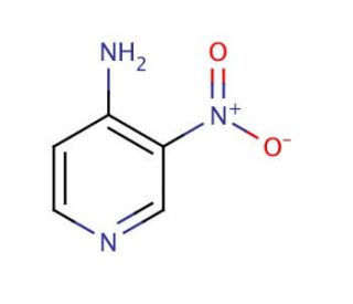 4-Amino-3-nitropyridine (CAS 1681-37-4) - chemical structure image