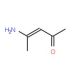 4-Amino-3-penten-2-one 的分子结构, CAS编号: 1118-66-7 4-Amino-3-penten-2-one (CAS 1118-66-7) - chemical structure image