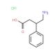 4-Amino-3-phenyl-butyric acid hydrochloride (CAS 3060-41-1) - chemical structure image